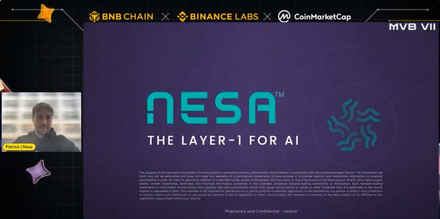 Patrick, CEO and co-founder of NESA,