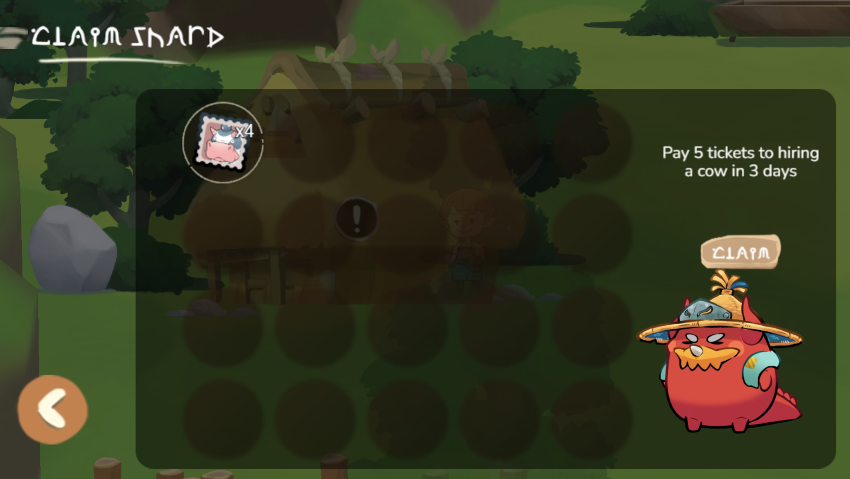 Use Shards to hire Cow