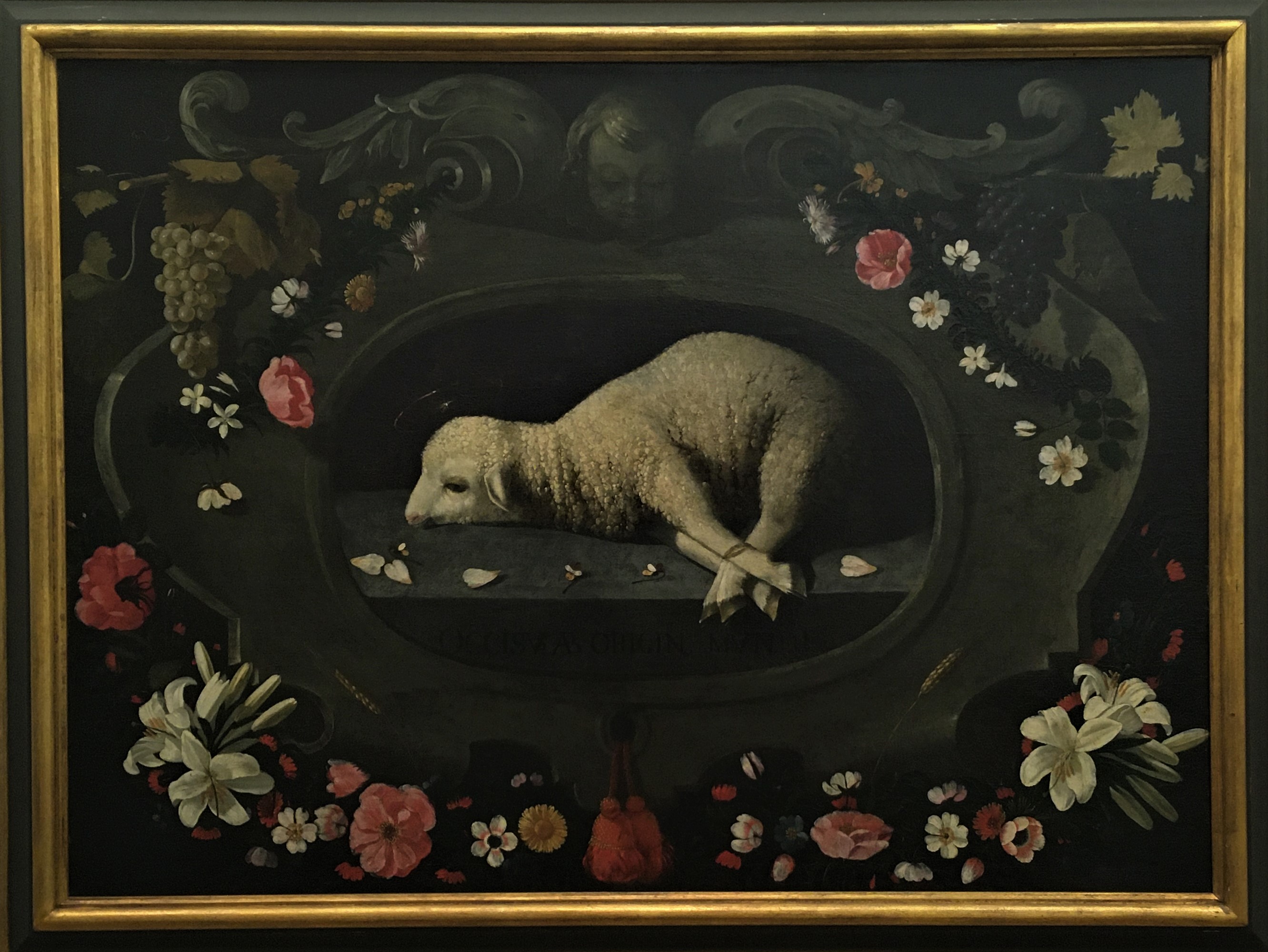 Agnus Dei (c.1680), óleo sobre tela de Josefa de Óbidos (Josefa de Ayala y Cabrera), no Museu Nacional Frei Manuel do Cenáculo 