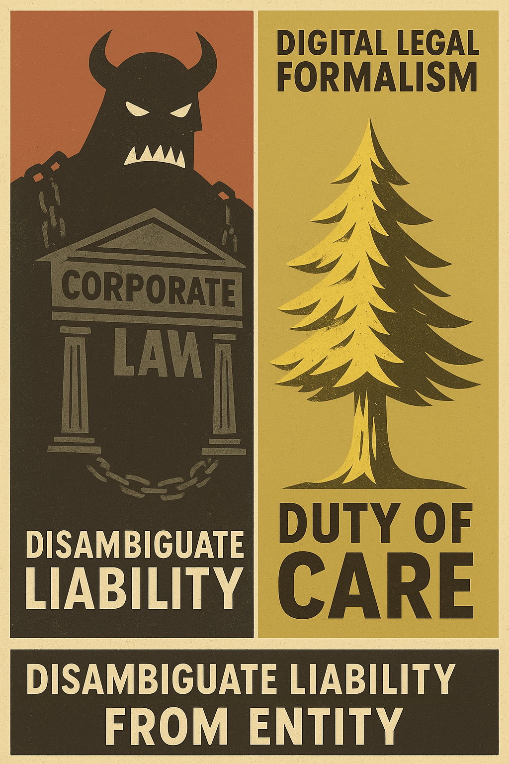 Disambiguate Liability from Entity says the Golden Spruce!
