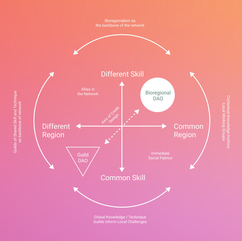Guild DAOs and Bioregional DAOs