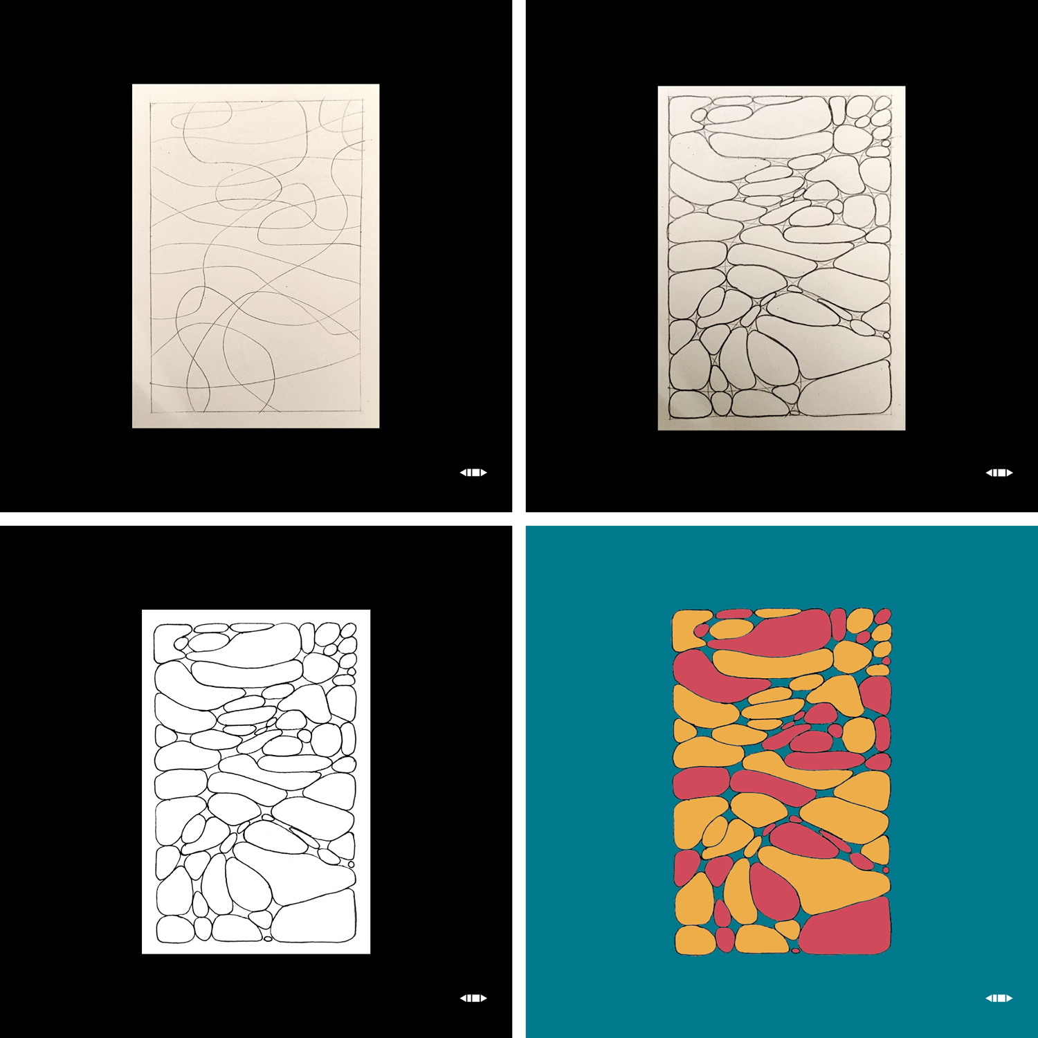 Neurographic art process | Featuring Pebbles By ViHa
