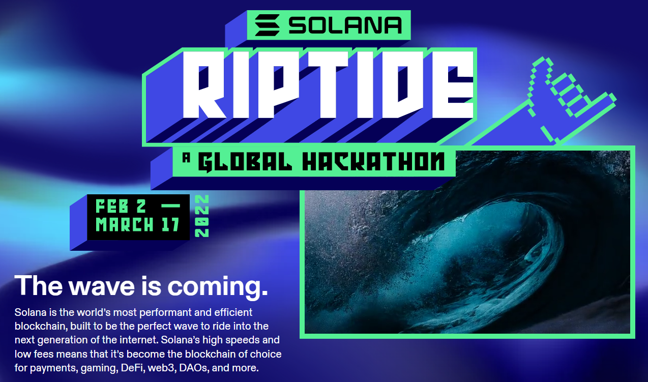 Rove joined Solana Hackathon!