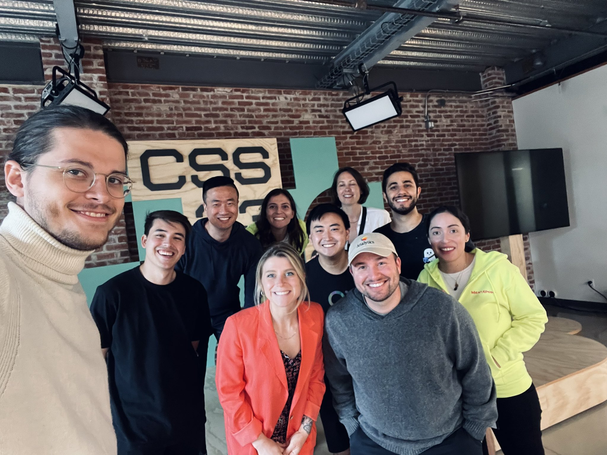 Ellie in the center at a16z CSS