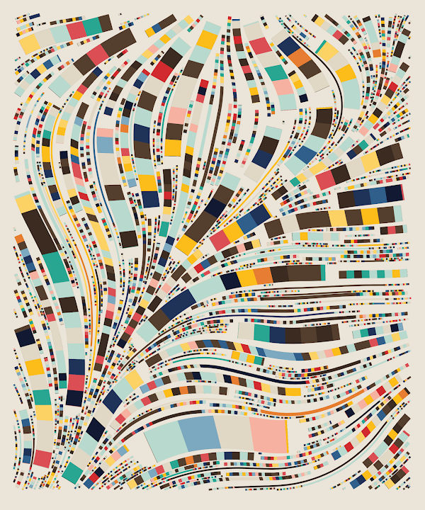 Fidenza #313, Art Blocks Curated