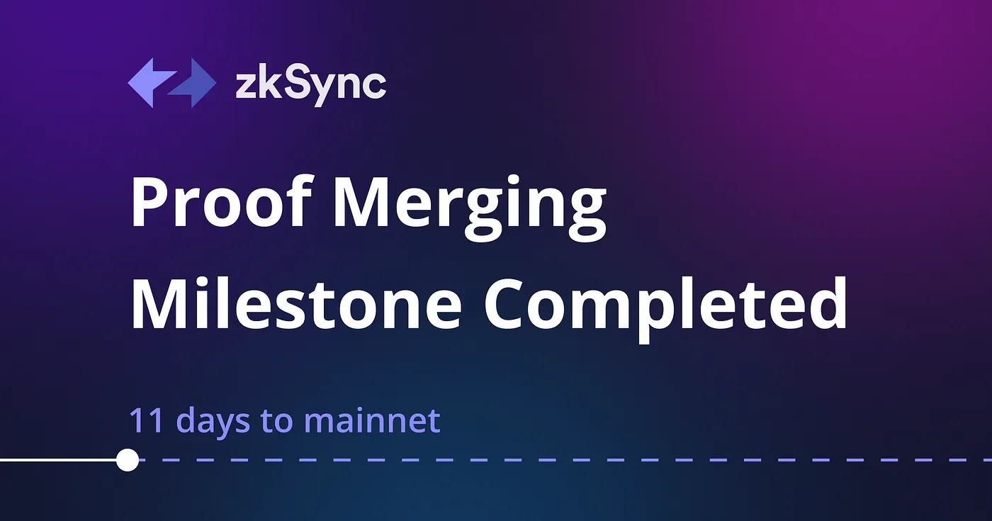 اليوم ، يسعدنا للغاية أن نعلن أننا أكملنا بنجاح المعلم 3: إثبات الدمج. مع تكامل إثباتات الصلاحية ، أصبح zkSync 2.0 الآن رسميًا يعمل بشكل كامل من طرف إلى طرف zkEVM يعمل على شبكة اختبار عامة. كان يُعتقد سابقًا أن zkEVMs تبعد سنوات. من خلال دمج إنشاء الإثبات والتحقق في شبكة الاختبار العامة الخاصة بنا ، فإننا نعرض مجموعة ZK-rollup التي تعمل بكامل طاقتها قبل إطلاق Mainnet الخاص بنا في 11 يومًا.
هذا ليس فقط إنجازًا رئيسيًا لـ zkSync ، ولكن لمجتمع Ethereum بأكمله ، والذي أصبح ممكنًا بفضل دعم نظامنا البيئي والتفاني الدؤوب لفريقنا. هذه هي الخطوة النهائية والضرورية قبل إطلاقنا على Mainnet خلال 11 يومًا.
سيكون إطلاق حل ZkSync's Layer 2 على Mainnet - للأغراض العامة ، متوافق مع EVM ، ZK-rollup لسلسلة Ethereum blockchain - سيكون تحسينًا طال انتظاره وحاسم لـ Ethereum. سيحتوي حل الطبقة الثانية من zkSync على المكونات الخمسة السحرية لتوسيع نطاق Ethereum:
ZK-rollup للأغراض العامة - لدعم تطبيقات الأغراض العامة متوافق مع EVM - لتمكين النقل السهل دعم Solidity - لدعم اللغة الأكثر شيوعًا لمطوري العقود الأذكياء المصدر المفتوح - لحماية الحريات في عرض الشفرة أو تغييرها أو تفكيكها متوافق مع Ethereum Ethos - لتمثيل قيم النظام البيئي مع نموذج اللامركزية
معًا ، نقترب أكثر من أي وقت مضى من تحقيق مهمة zkSync لتسريع التبني الجماعي للعملات المشفرة من أجل السيادة الشخصية.
دمج الإثبات: آخر توقف قبل Mainnet
الانتهاء من هذا الإنجاز هو ما ينتظره العديد من فرق التطوير: التحقق العام من إثباتات الصلاحية التي تم إنشاؤها بواسطة التجميع ، وآخر قطعة رئيسية لإصدار ألفا من النظام.
لقد قمنا اليوم بشحن مُثبِّت متكامل شامل يتضمن:
جيل برهان تجميع التحقق على السلسلة
عندما يتعلق الأمر بتوسيع نطاق Ethereum ، يُنظر إلى zkEVM إلى حد كبير على أنه نهاية اللعبة للتغلب على العقبات القائمة ، ولكن لم يقم أحد بنشرها في بيئة عامة وحيوية. لدينا دوائر تعمل بكامل طاقتها في بيئة التطوير الخاصة بنا لبعض الوقت ، ولكن هذا الإنجاز سيمكن الجميع على شبكة الاختبار الخاصة بنا من تجربة ZK Prover الذي يعمل الآن بكامل طاقته مع إنشاء الأدلة والتجميع والتحقق على السلسلة التي تحدث على شبكة الاختبار العامة .
كانت إثباتات الصلاحية هذه هي آخر عنصر حاسم في إصدار Alpha من النظام. نظرًا لأن المستخدمين يتعاملون مع zkSync 2.0 ، فإن هذه البراهين توفر ضمانًا لصحة تنفيذ البرنامج (وبالتالي انتقال blockchain من حالة إلى أخرى). ينشر النظام هذه الأدلة في عقدنا الذكي على Ethereum ، والذي يمكنه التحقق من صحة الإثبات.
على مدار الـ 11 يومًا القادمة ، سيجري فريقنا اختبارًا هامًا لأداء الإثبات والتحقق للتأكد من أننا جاهزون تمامًا للإطلاق على Mainnet في 28 أكتوبر.
أتطلع قدما
الأمان هو أولويتنا الأولى حيث نبدأ العمل على Mainnet (Baby Alpha Milestone). في البداية ، سيكون إطلاق zkSync على Mainnet بدون أي مشاريع خارجية. سيسمح لنا ذلك بإجراء اختبارات ضغط بالمال الحقيقي وجهود أمنية متعددة للمساعدة في التحقق من أن نظام الإنتاج يعمل بشكل صحيح ويعمل كما هو متوقع. ومع ذلك ، سيكون المطورون قادرين على النقل والتطوير على testnet. خلال هذه المرحلة ، سيقدم فريقنا الإصدار الأول من التوثيق والبرامج التعليمية.
Fair Launch Alpha - Q4 2022: ستكون هذه هي الخطوة التالية. عند الاختبار الأولي ، سنفعل عملية الإعداد لبدء التشغيل العادل حيث يمكن للمطورين الانتقال إلى Mainnet وتطويره على شبكة الإنترنت ( انظر تفاصيل تسجيل المشروع والتزامنا بالإطلاق العادل ). سيظل النظام مغلقًا أمام المستخدمين الخارجيين. سيكون لدينا اختبارات أمان إضافية ، ونقدم الإصدار 2 من المستندات ، والمزيد من البرامج التعليمية.
Full Alpha - نهاية عام 2022: بمجرد اجتياز جميع الفحوصات الأمنية ، سنرفع البوابة ونسمح بالوصول المفتوح إلى الجسر للمستخدمين الخارجيين.