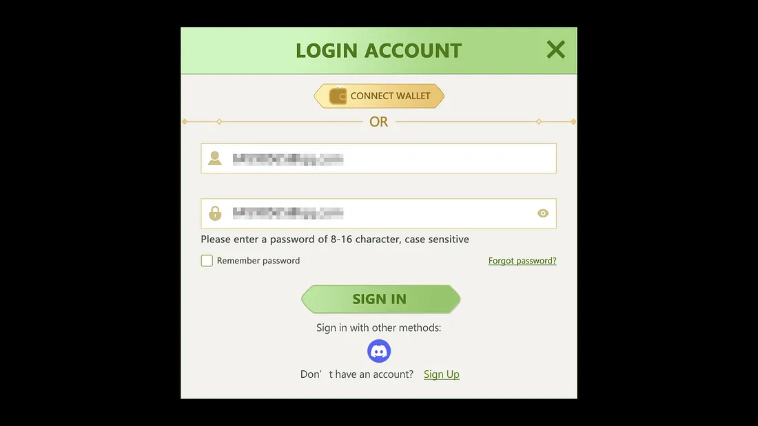 ACE Animals Official Website: Login Interface