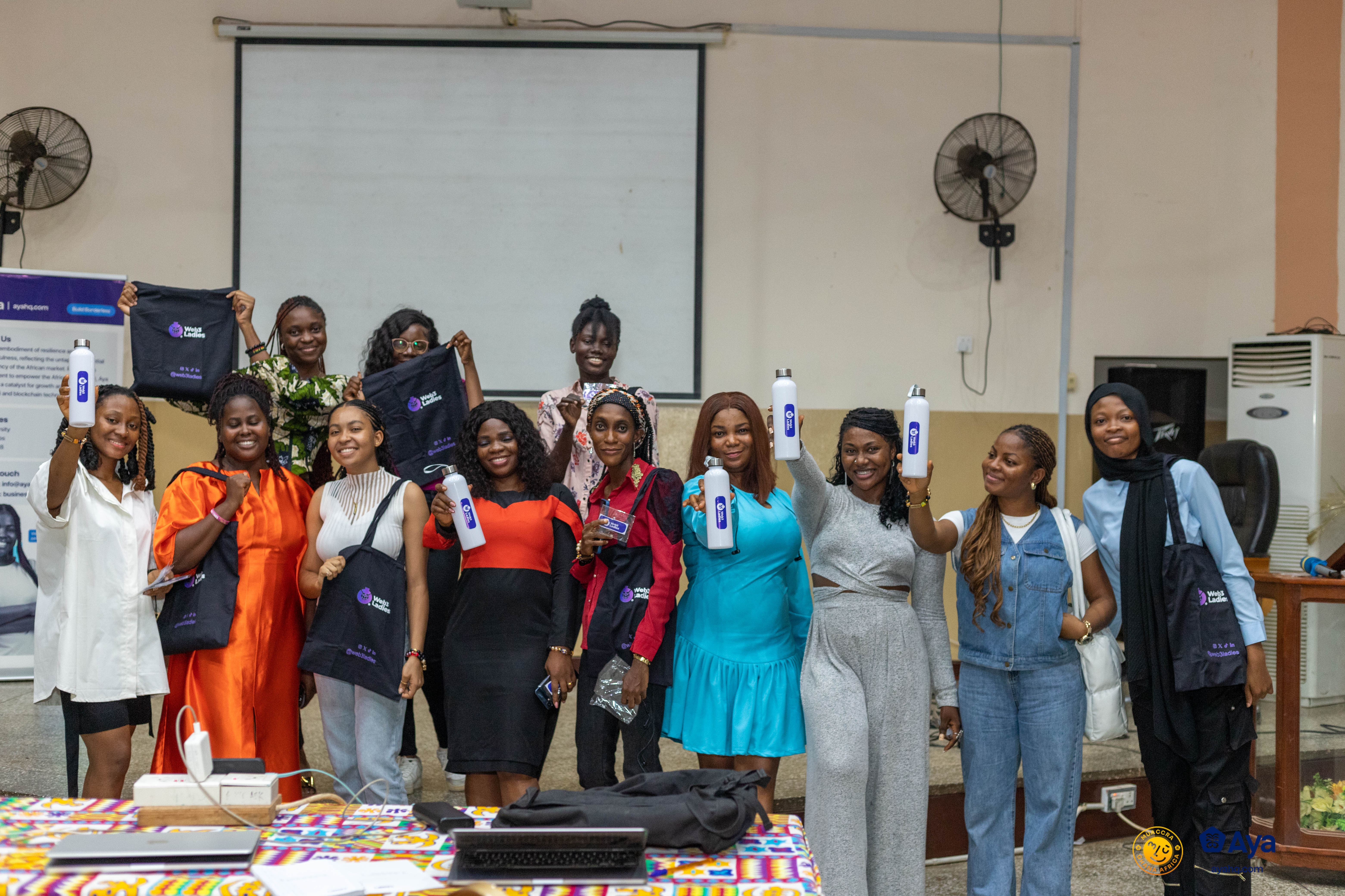 Web 3 Ladies, Photo Credit — Kwaku Tech