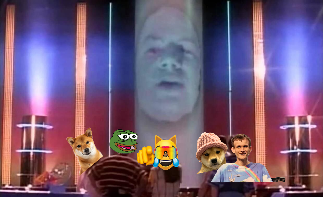 Zordon with top memes of the season, including his partner in crime vitalik a.k.a. the snake