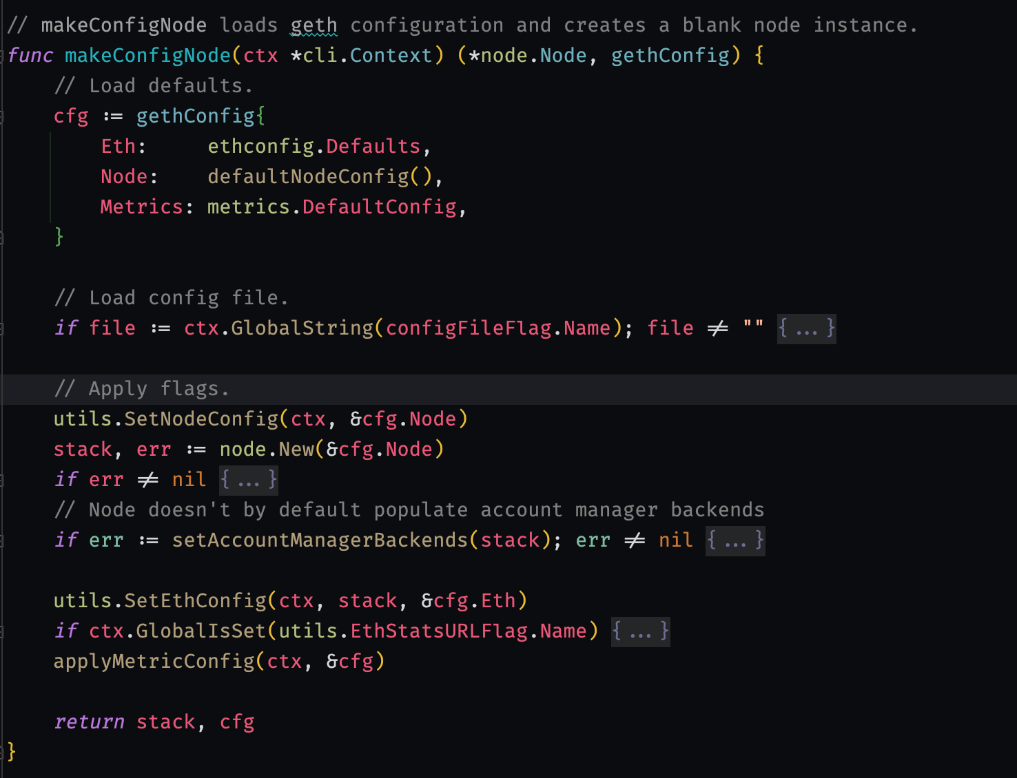 makeConfigNode