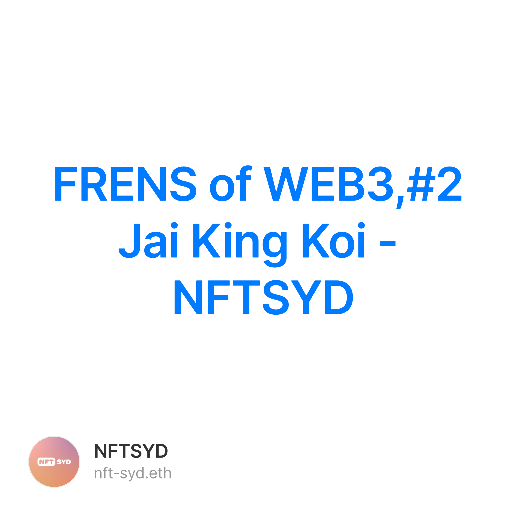 Nft graphic