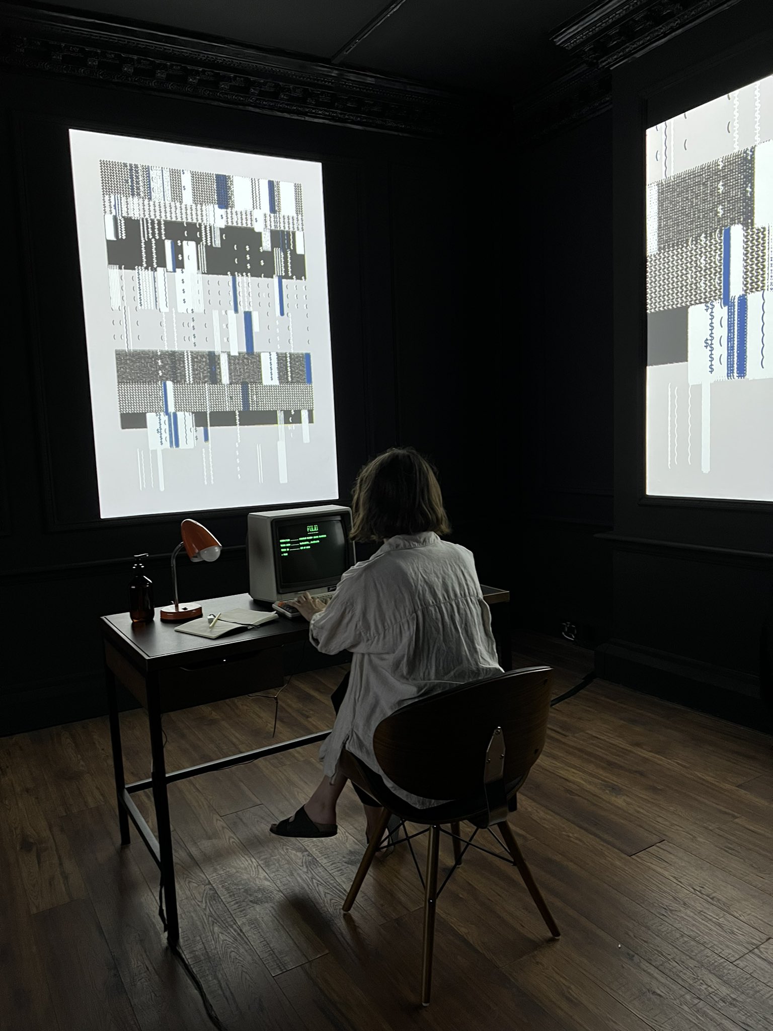 The installation of Folio at Bright Moments London, 2022