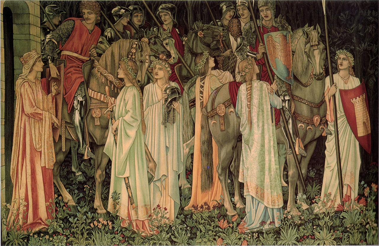 The Arming and Departure of the Knights, Sir Edward Burne-Jones