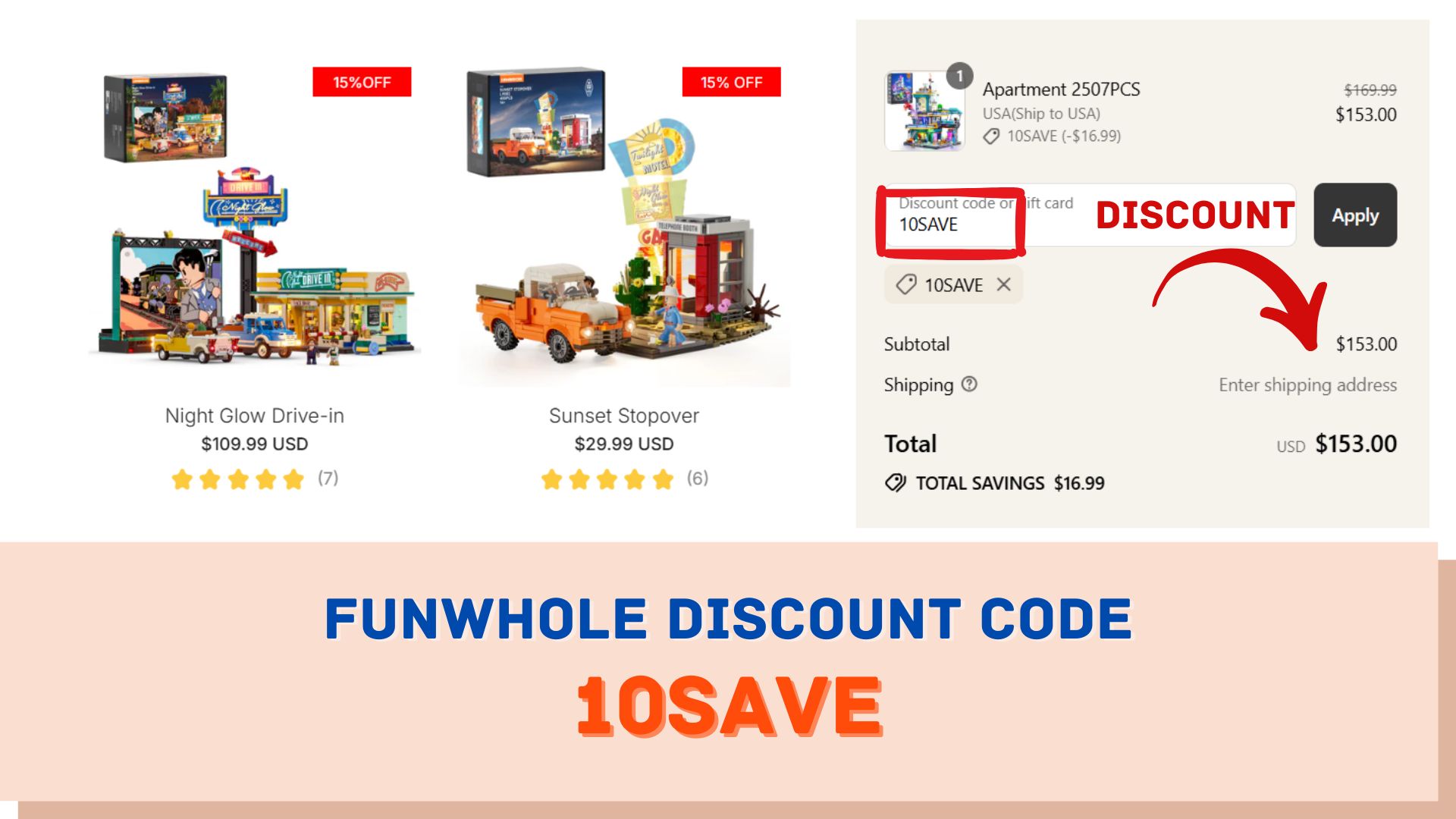 FUNWHOLE Discount Code: 10SAVE
