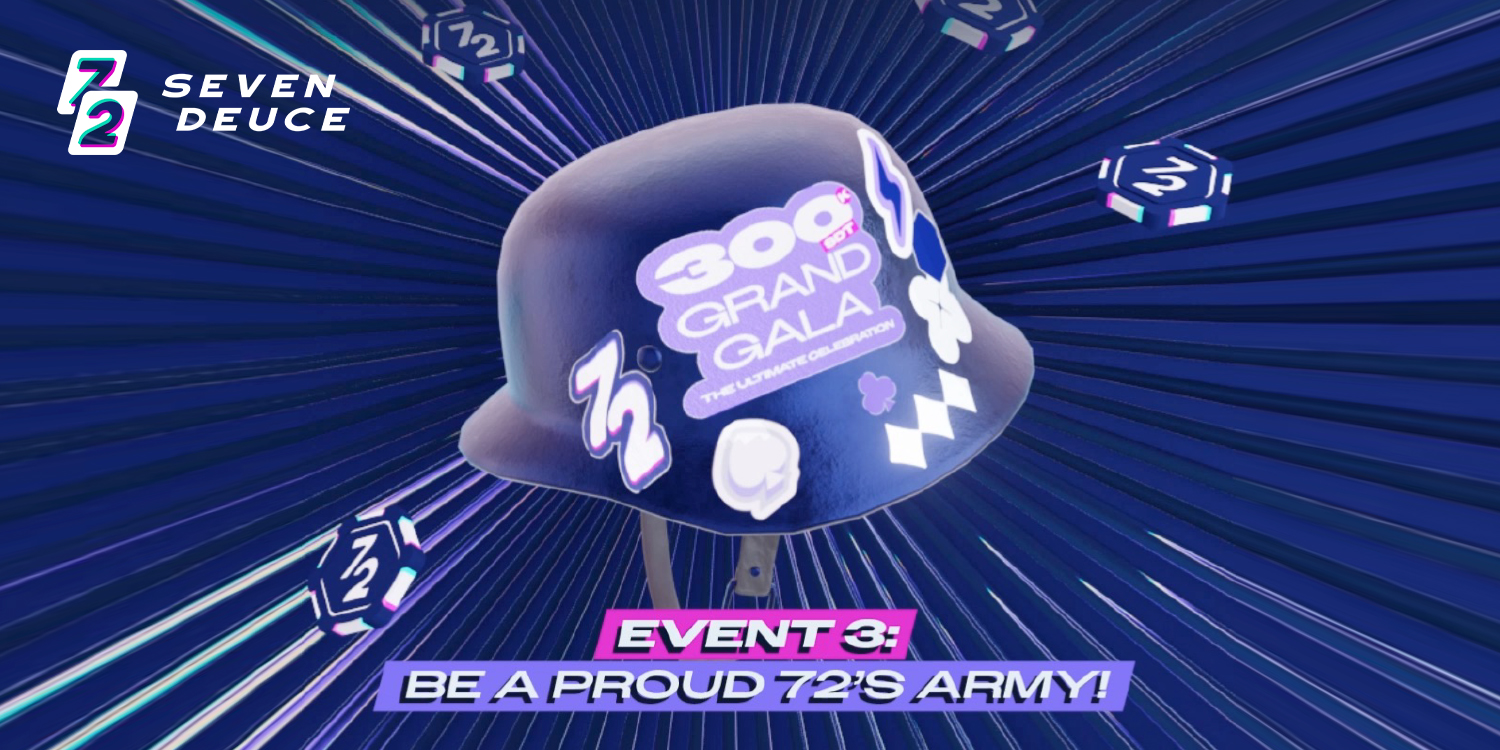 Event 3: Be a proud 72’s Army! 