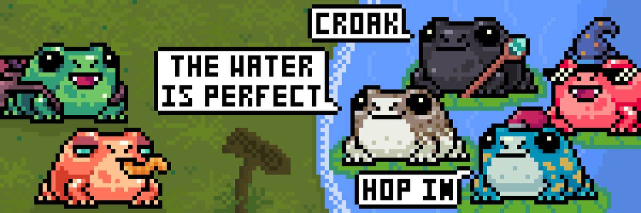 Ethereum Frogs and joining the Pond. A beautiful croaking moment 🐸