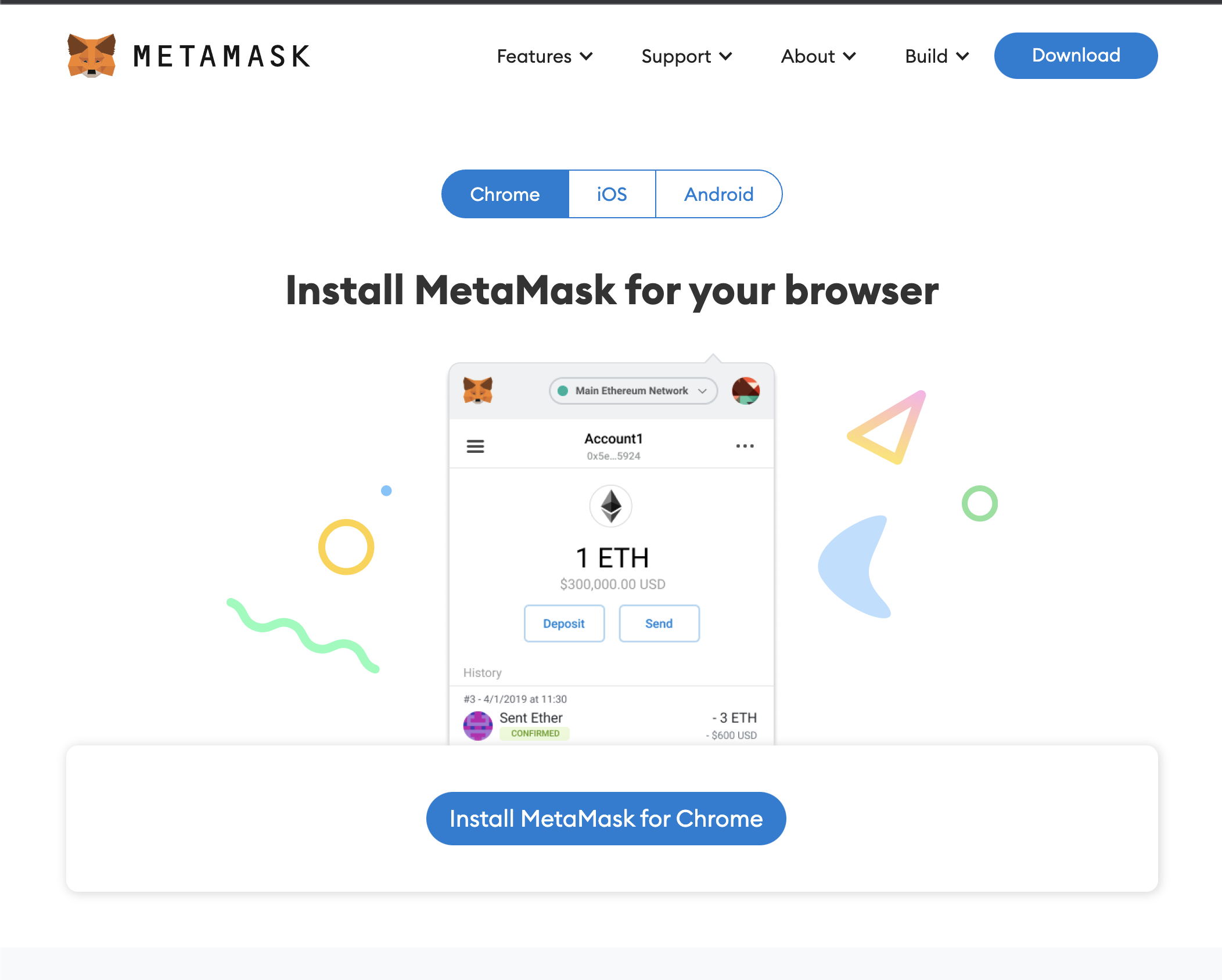 This allows you interact with Web3 applications from within your browser.