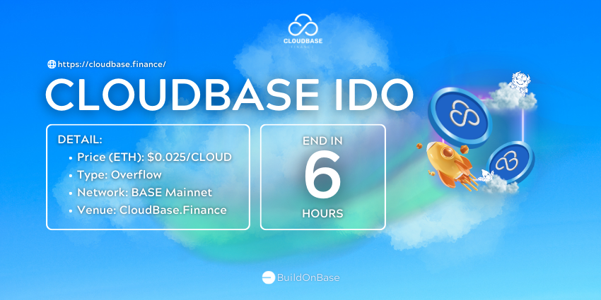 The CloudBase IDO event will conclude in just 6 hours — CloudBase 🛡️ # ...