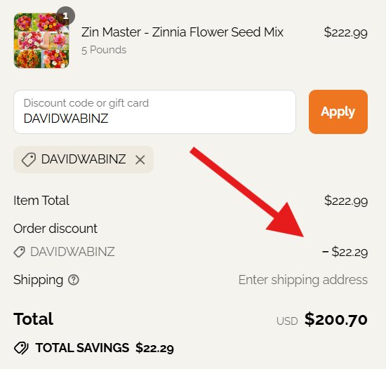Eden Brothers Discount Code: DAVIDWABINZ