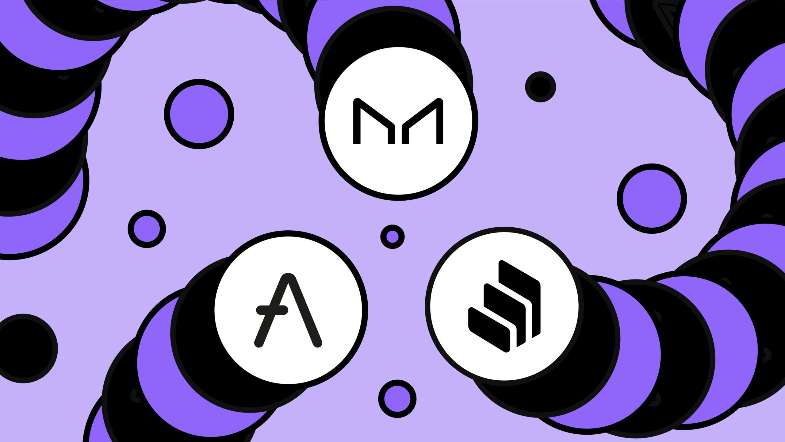 (Clockwise) Aave, MakerDAO, and Compound (Source: Young Platform Academy).