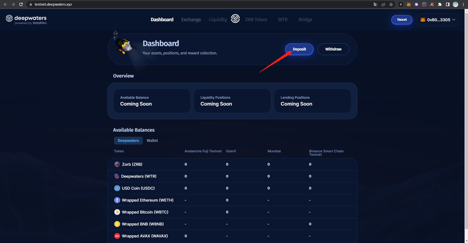 Deepwaters Confirmed Airdrop 🎁 Easy Steps,100 Free & No Investment【测试网