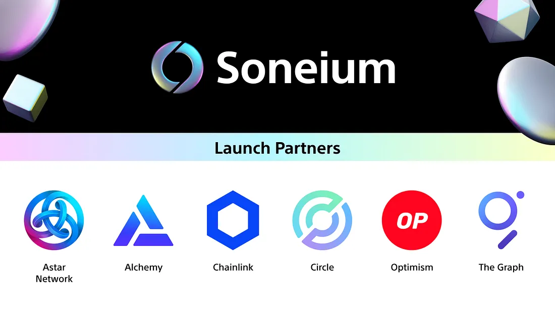 Soneium Ecosystem’s First Web3 Partners / Source: Soneium’s official website