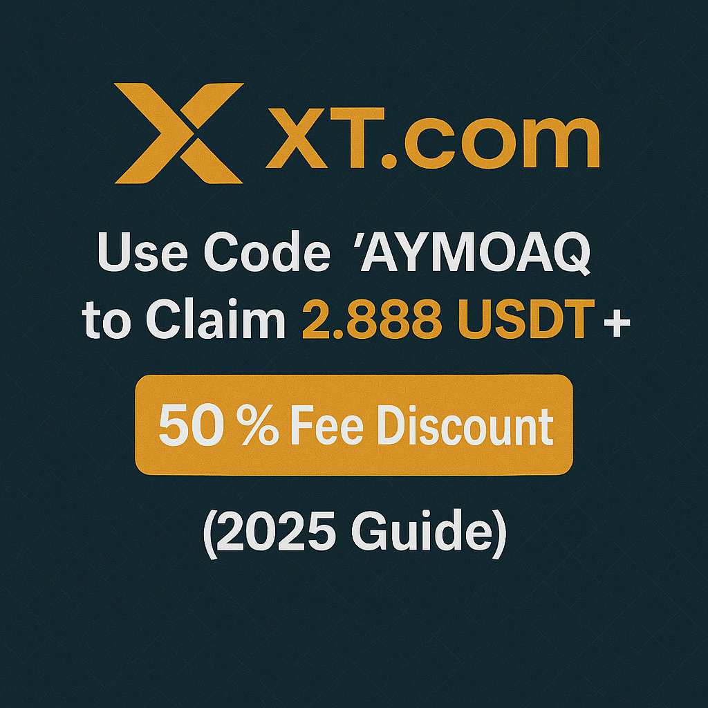 XT.com Referral Code 2025 – Claim 2,888 USDT Bonus + 50% Trading Fee Discount for New Users