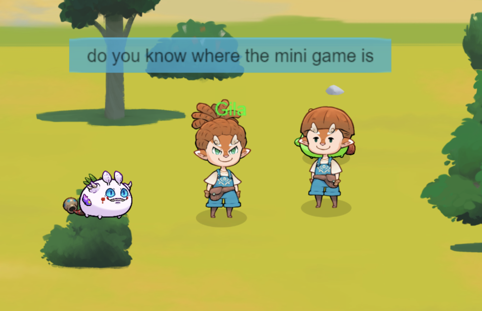 Gila trying to find the mini game
