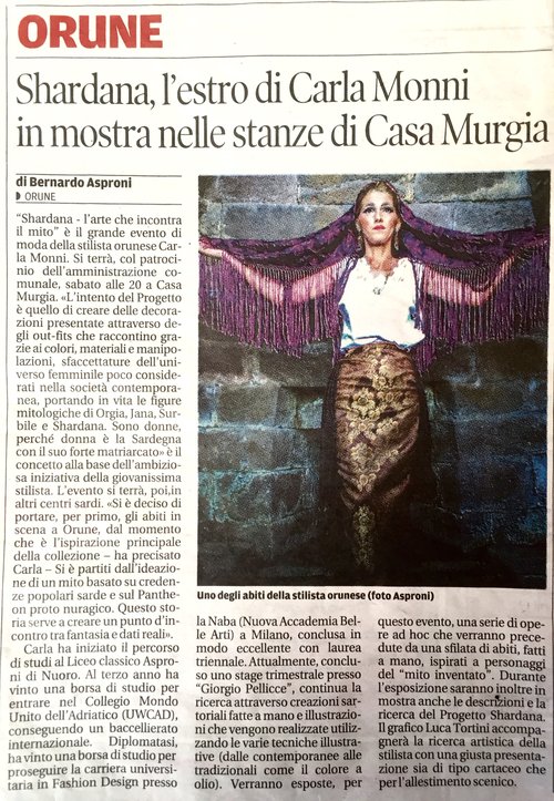 Shardana - Newspaper Feature