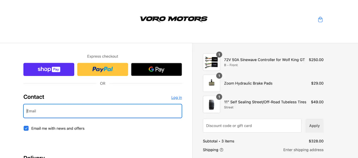 Voromotors Discount Code (AVA)