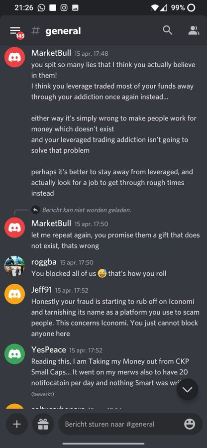 15 april 2022 ICONOMI Discord