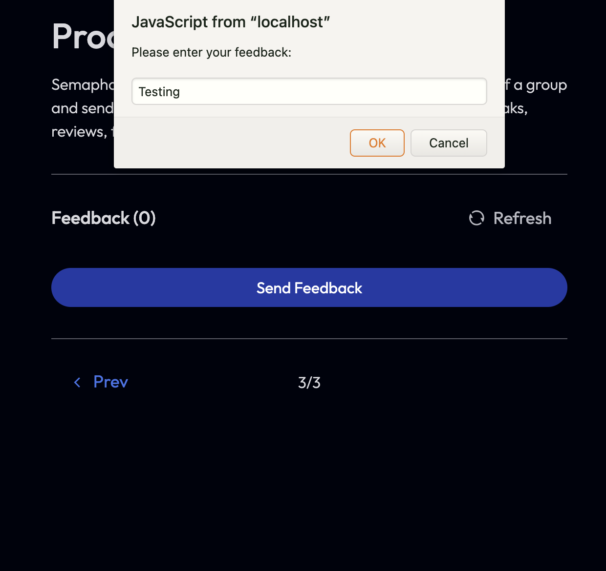 Send feedback