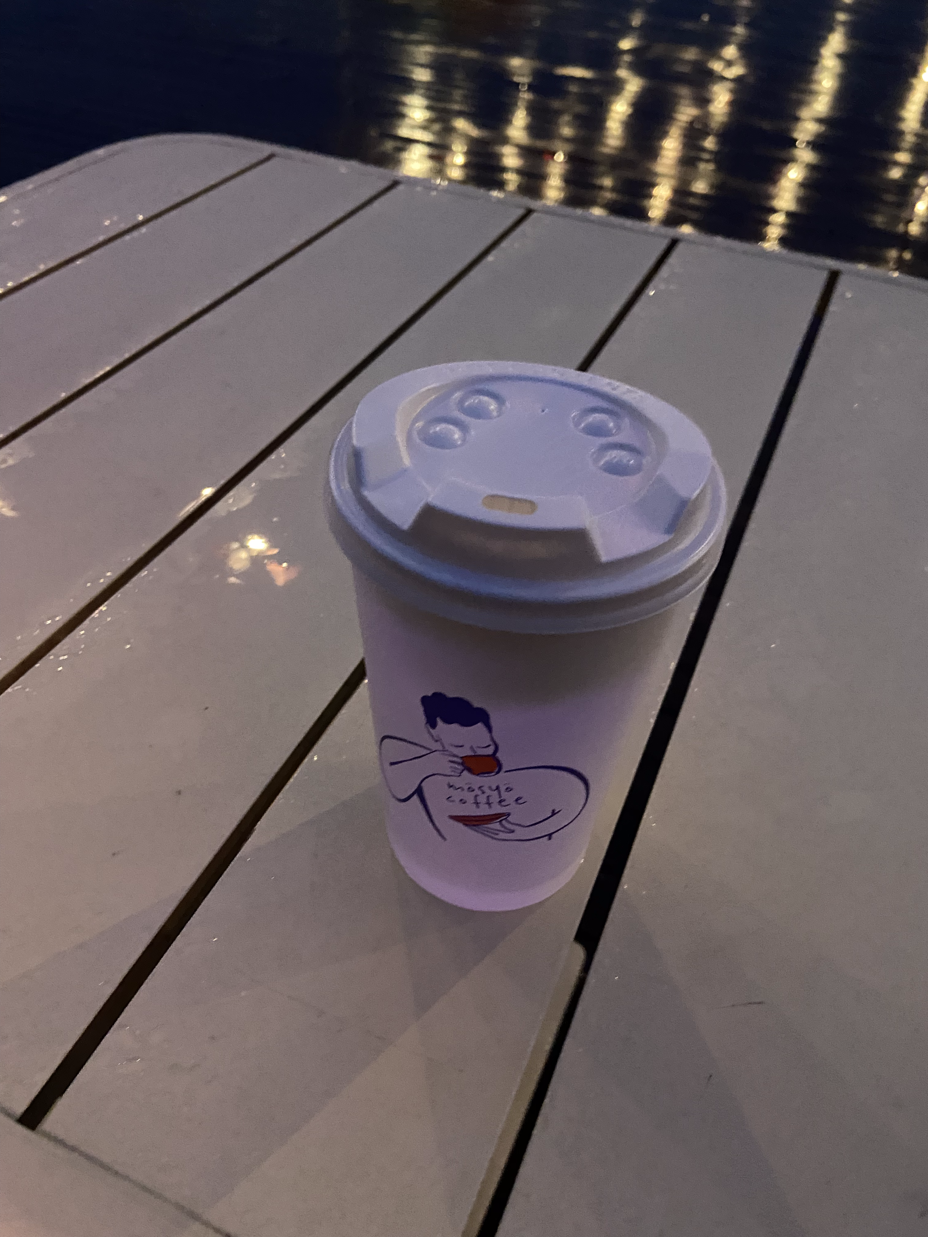 That one coffee. Cost me 3 WEN.