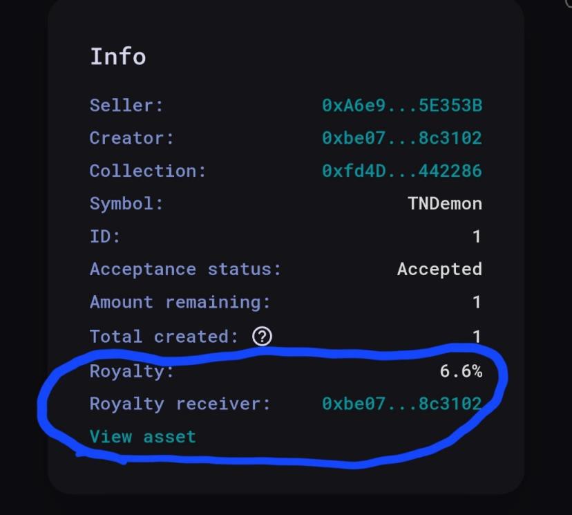 Royalties Example