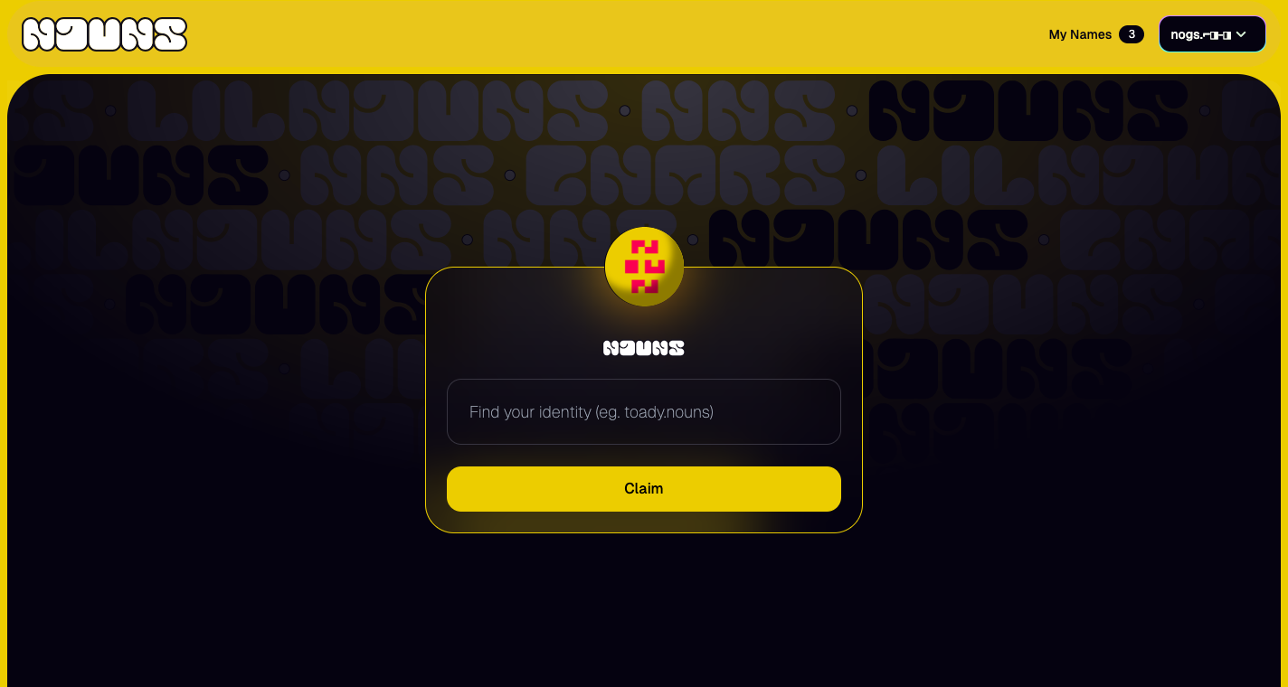https://nns.xyz/collections/nouns