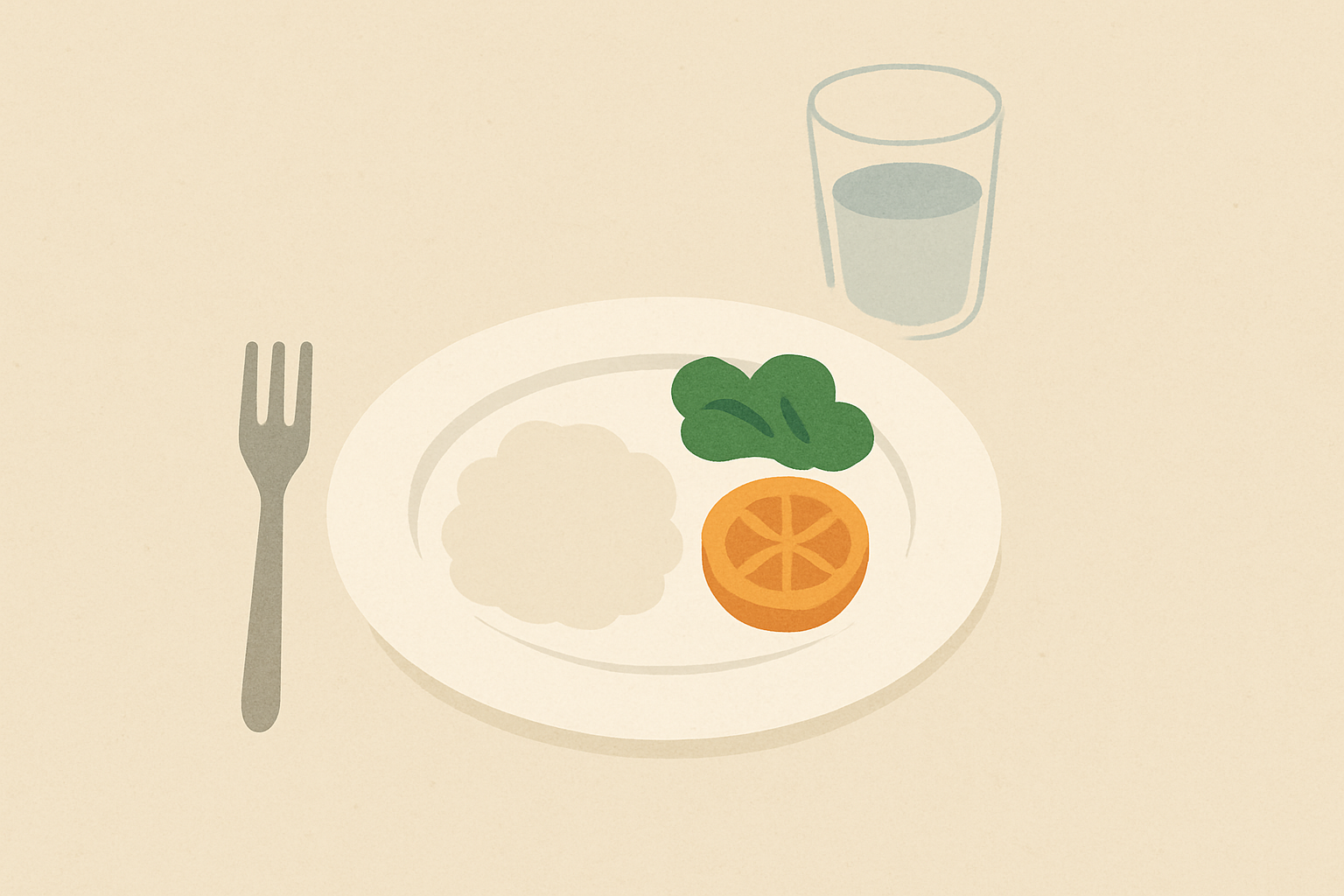 A simple meal.