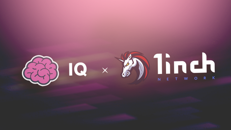 IQ 正式上线1inch聚合交易所