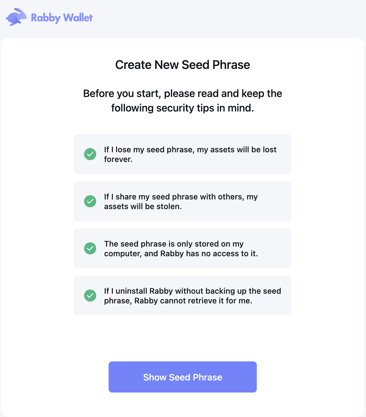 💡Tip: write it down and store it in a secure place that you can access in case of need.