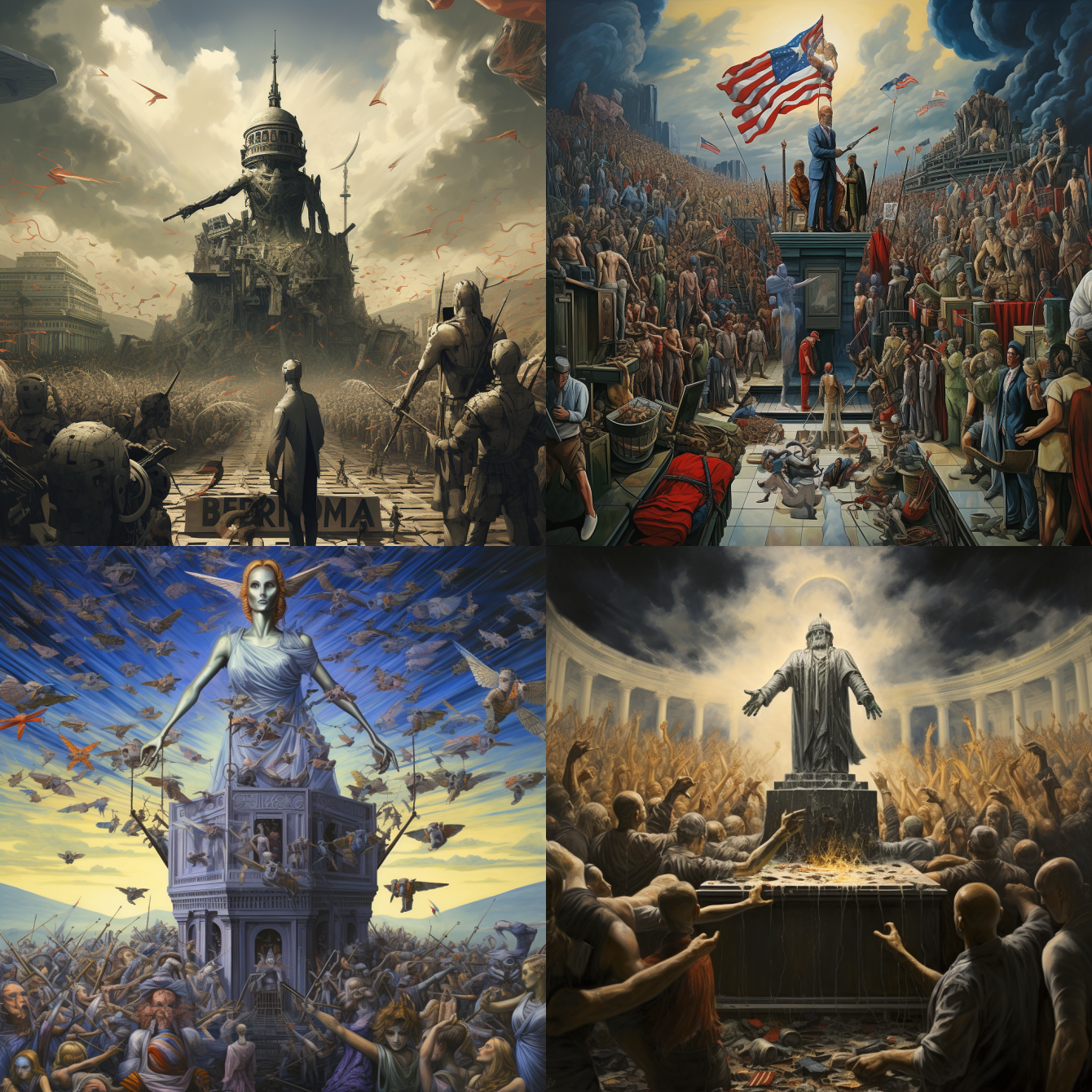 “Democracy” by Midjourney