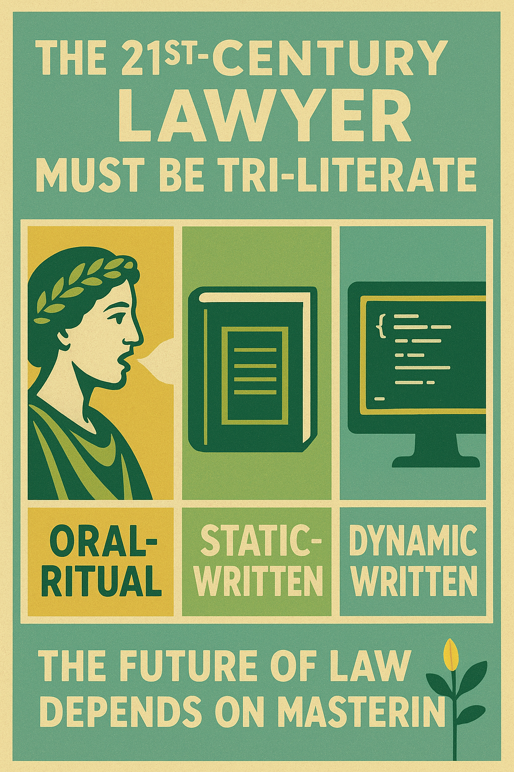 The future of jurisprudence depends on masterin' oral, textual and digital legal formalism.