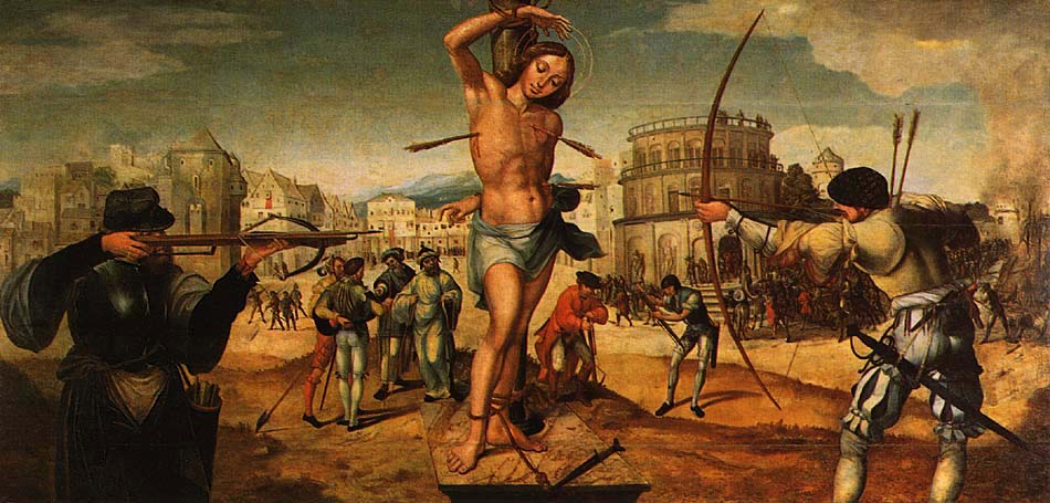 Gregório Lopes (1490-1550): Martírio de S. Sebastião