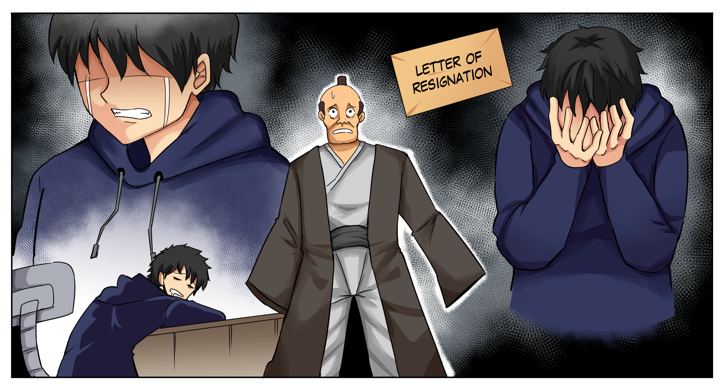 Manga Illustration by alkinz