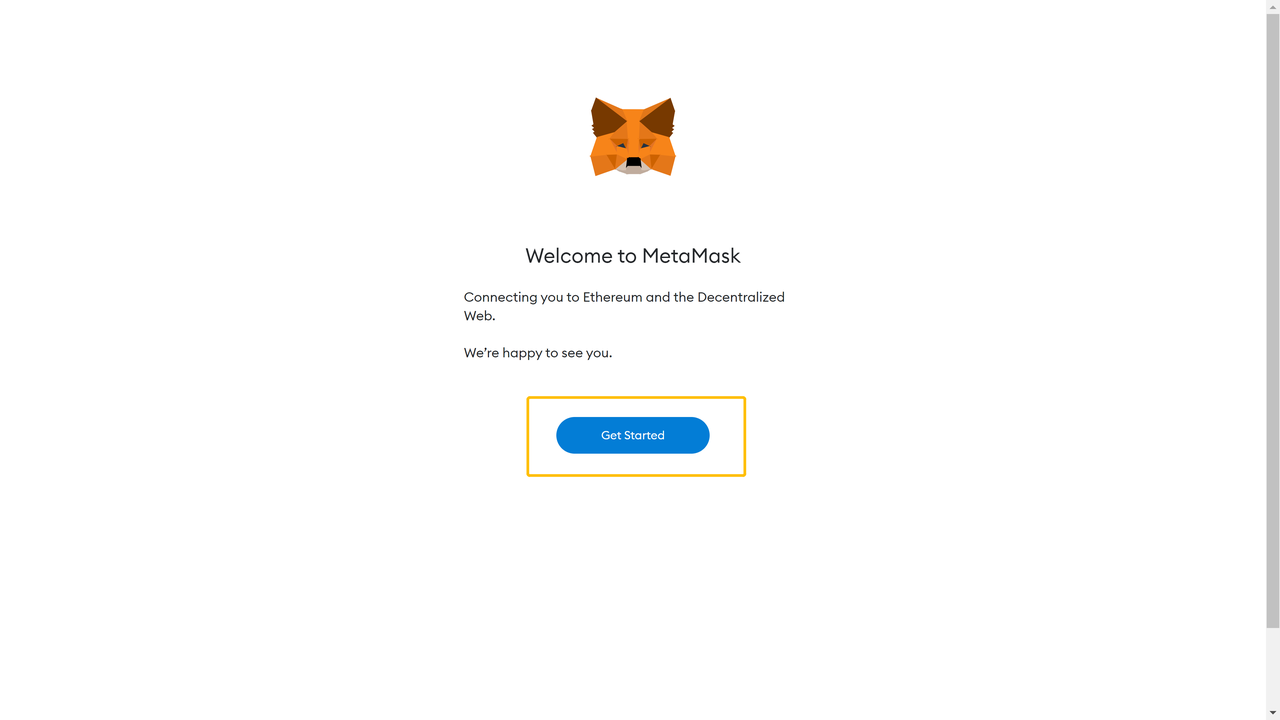 Click "Get Started"
