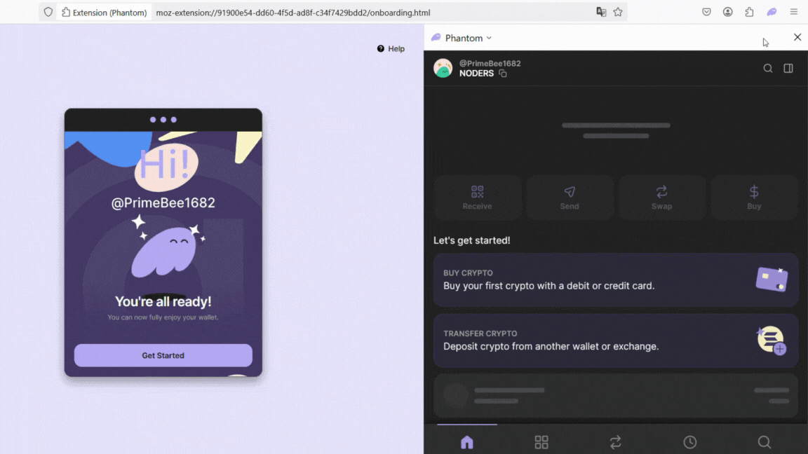 Transfer SOL from Binance to Phantom