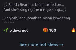 Hot Ideas