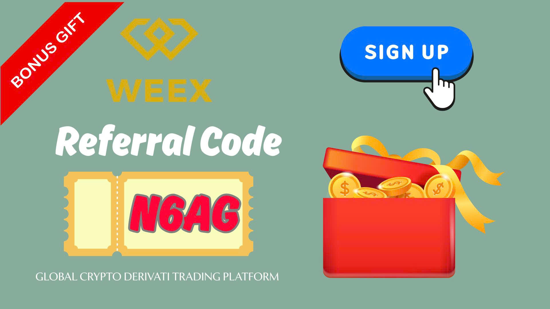 WEEX – Use Referral Code "N6AG"