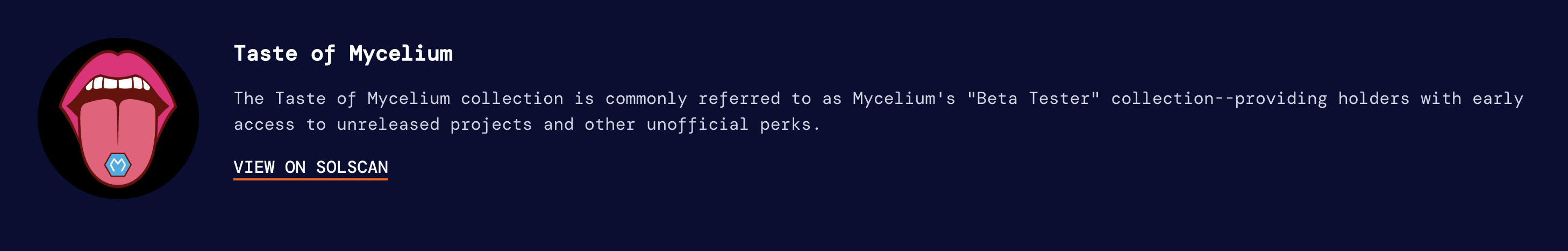 Taste Of Mycelium