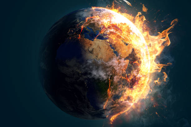This is likely what the Earth would look like within a few seconds after impact with a single grain of sand traveling at the speed of light.