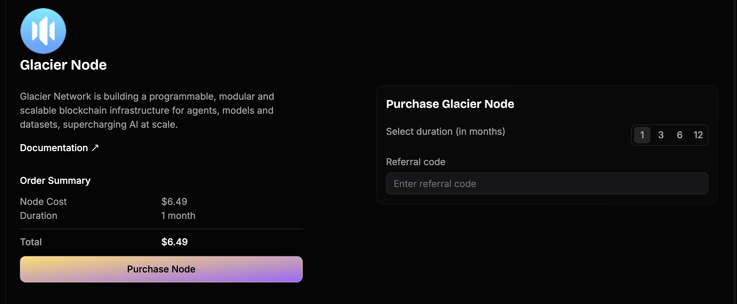 Purchase Node