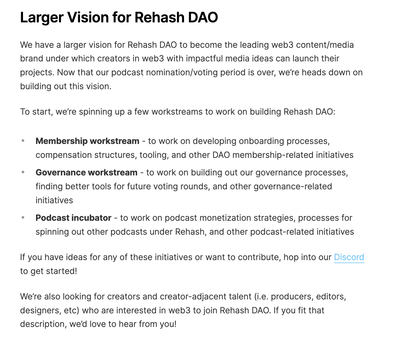 Weekly Update 5/20: https://rehash.mirror.xyz/-Np_pKjmGWF_XN89iqXjzhYOjHFMLtb55ZpAwKaXTF8